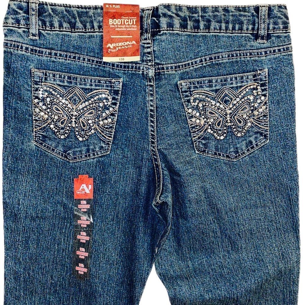 NEW Arizona Bootcut Jeans – Size 14½ Plus (Fits Women’s 14W/16)